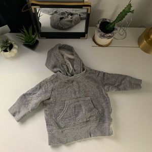 Baby Gap grey marled hoodie 6-12 months